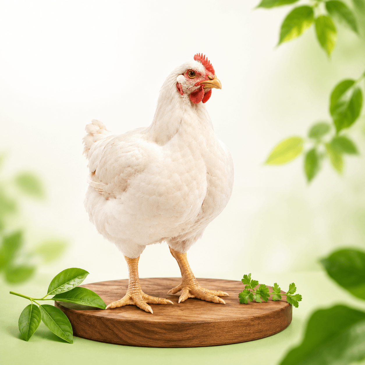 Fresh farm chicken and eggs arranged for Biqolpo delivery